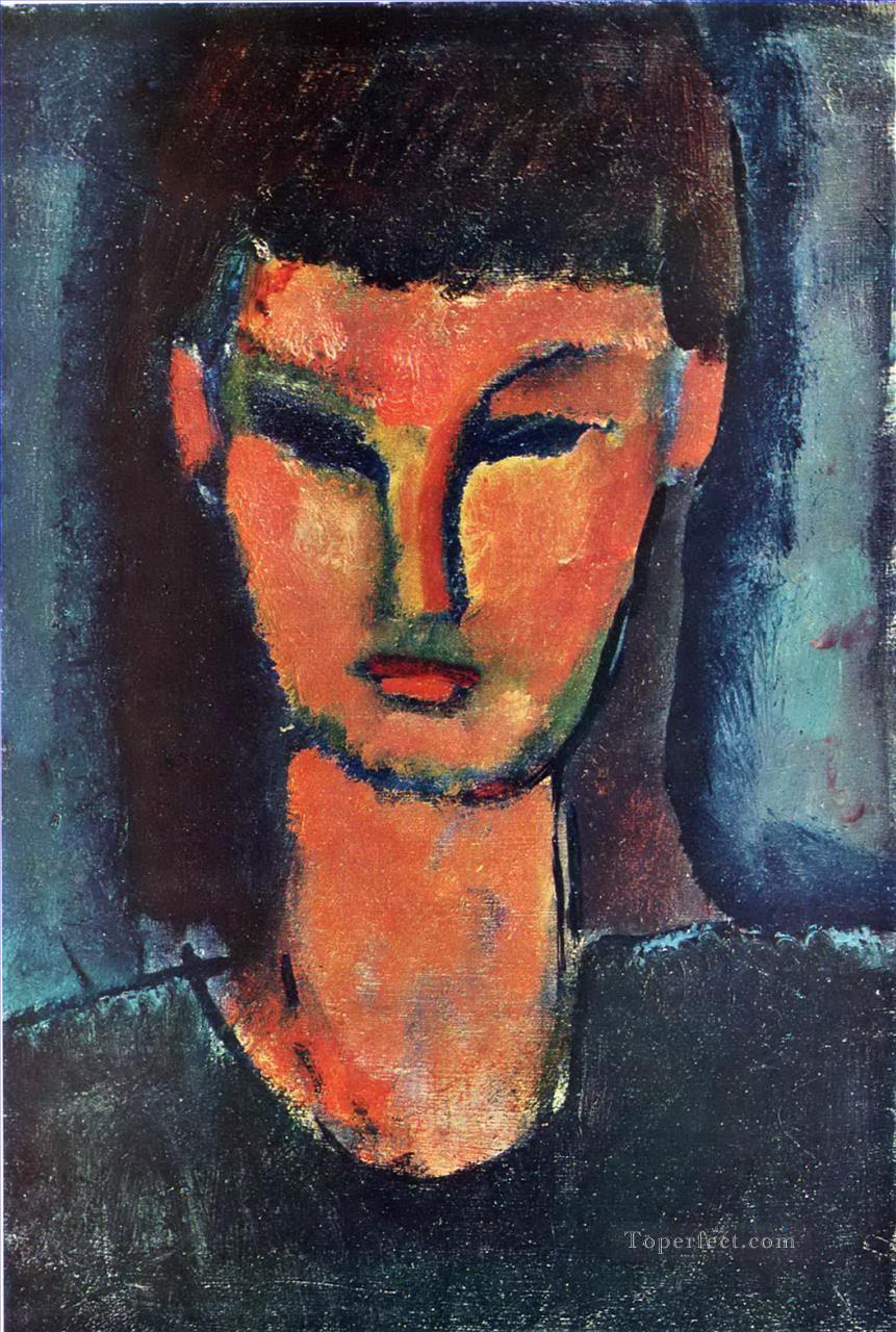 young woman 1910 Amedeo Modigliani Oil Paintings